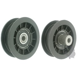 poulie stiga 1134-3043-01 à gorge plate sur roulement / moyeu déporté