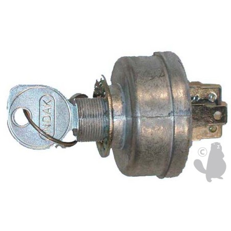 contacteur à clé diamètre de montage 15,9 mm position 3 bornes 5