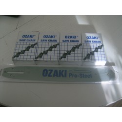 set 1 + 4 en 40 cm de coupe