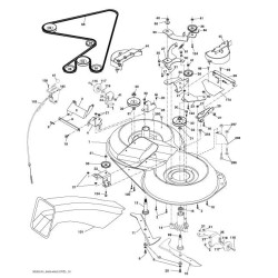 Ressort de tension de courroie sur AYP, bestgreen, husqvarna, jonsered