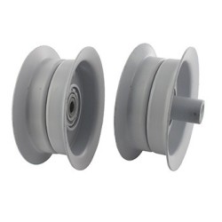 poulie pour sapper 24725 poulie à gorge plate pour 12 et 14 CV