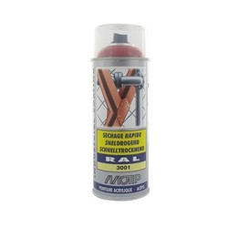 peinture aérosol 400 ml rouge iseki