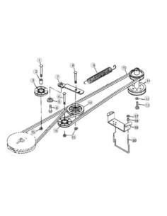 Poulie pour sabre 1742HS (John deere)