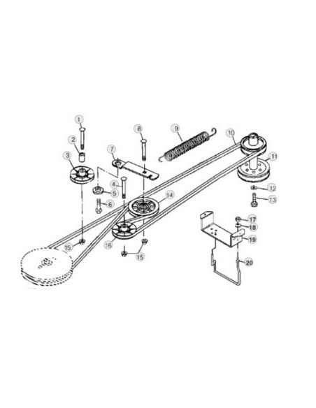 Poulie pour sabre 1742HS (John deere)