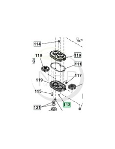 Bouchon de carter de transmission pour Husqvarna CTH173