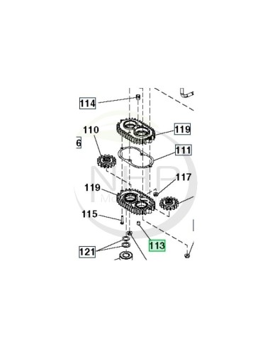 Bouchon de carter de transmission pour Husqvarna CTH173