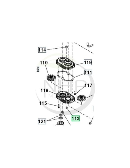 Bouchon de carter de transmission pour Husqvarna CTH173