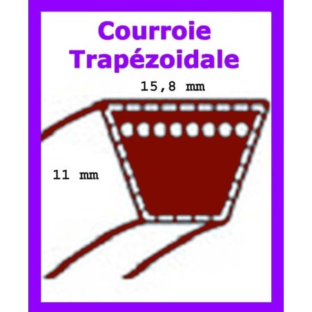 courroie de coupe pour verts loisirs VLBI20H122